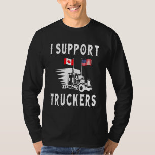 Kanada Freedom Convoy 2022 Kanadischer Lastkraftwa T-Shirt