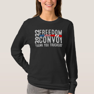 Kanada Freedom Convoy 2022 Kanadischer Lastkraftwa T-Shirt
