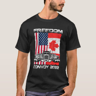 Kanada Freedom Convoy 2022 Kanadischer Lastkraftwa T-Shirt