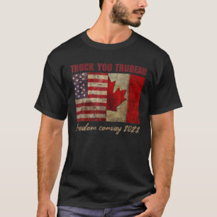 Kanada Freedom Convoy 2022 Unterstützung Kanadisch T-Shirt