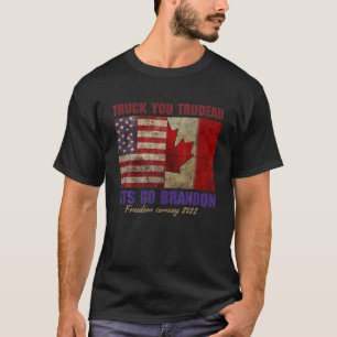 Kanada Freedom Convoy 2022 Unterstützung Kanadisch T-Shirt