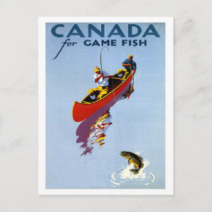 Kanada für Wildfisch, Vintage-Postkarte Postkarte