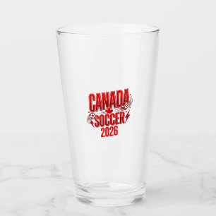 Kanada Fußball 2026 Fußball Fett Land Typografie Glas