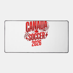Kanada Fußball 2026 Fußball Fett Land Typografie  Schreibtischunterlage