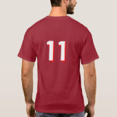 Kanada-Fußball T-Shirt (Rückseite)