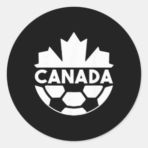 Kanada Fußballmannschaft Sport Flagge Ahornblatt M Runder Aufkleber