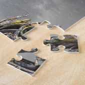 KANADA-GANS AUF EINEM BAUMSTUMPF PUZZLE (Seite)