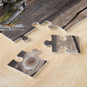 KANADA-GANS AUF SCHEUNEN-BRETT PUZZLE (Seite)