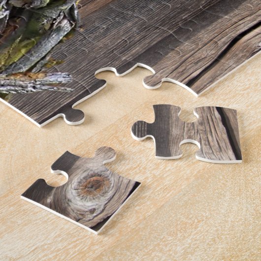 KANADA-GANS AUF SCHEUNEN-BRETT PUZZLE (Seite)