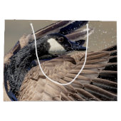 Kanada-Gans Große Geschenktüte (Rückseite)