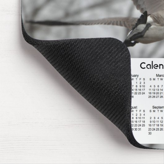 Kanada-Gans-Kalender 2018 durch Janz Mousepad (Ecke)
