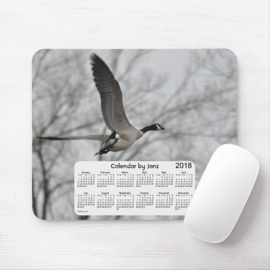 Kanada-Gans-Kalender 2018 durch Janz Mousepad (Mit Mouse)