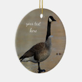 Kanada-Gans Keramik Ornament (Rechts)