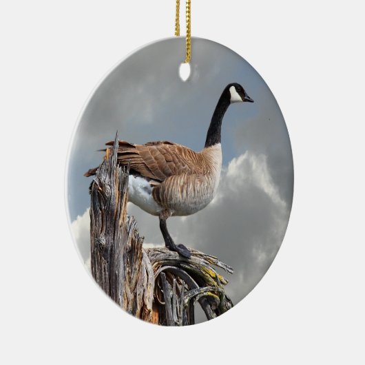 KANADA-GANS KERAMIKORNAMENT (Rechts)