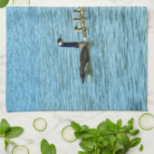 Kanada-Gans-stolze Eltern Geschirrtuch (Gefaltet)