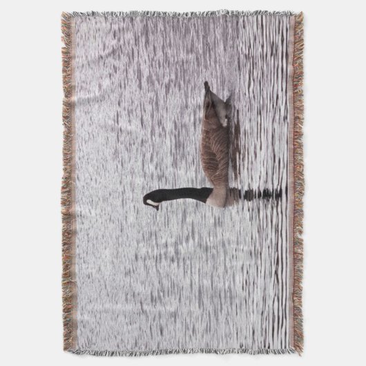 Kanada Gänse am See Decke (Vorderseite Vertikal)