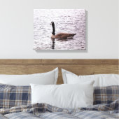 Kanada Gänse am See Leinwanddruck (Insitu (Schlafzimmer))