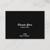 Kanada-Gänse ATC Visitenkarte (Rückseite)