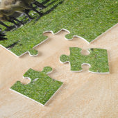 Kanada-Gänse auf dem Gras durch das Wasser Puzzle (Seite)