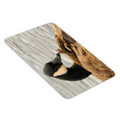 Kanada Gänse auf dem See Magnet (Rechte Seite)