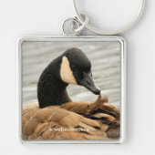Kanada Gänse auf dem See Schlüsselanhänger (Vorne)