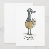 Kanada Gänse Einladung (Vorne/Hinten)