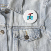 Kanada Gänse in einem Toque Button (Beispiel)