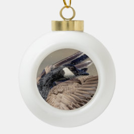 Kanada Gänse Keramik Kugel-Ornament