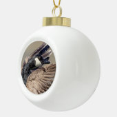 Kanada Gänse Keramik Kugel-Ornament (Rechts)