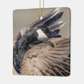 Kanada Gänse Keramikornament (Links)