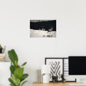 Kanada Gänse mit Babies Poster (Heimbüro)