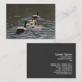 Kanada Gänse mit Goslings Visitenkarte (Vorne/Hinten)