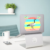 Kanada Gänse Multi-Color Sun Thunder_Cove Aufkleber (Laptop auf Schreibtisch)