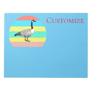 Kanada Gänse Multi-Color Sun Thunder_Cove Notizblock