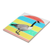 Kanada Gänse Multi-Farb Sun Thunder_Cove Fliese (Seite)