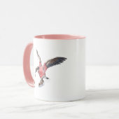 Kanada Gänse Playing Hockey Tasse (Vorderseite Links)