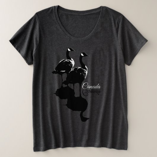 Kanada Gänse Shirts Plus Größe Gänse T - Shirt (Design vorne)