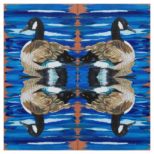 Kanada Gänse Stoff (Muster)