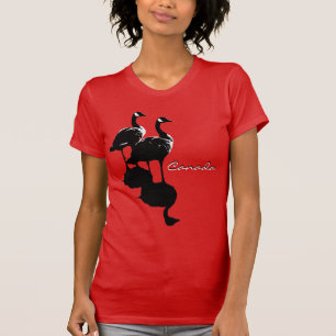 Kanada - Gänse und Gänse - Geschenke für Frauen T-Shirt