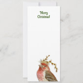 Kanada Gänse und House Finish Weihnachtskarte Einladung (Rückseite)