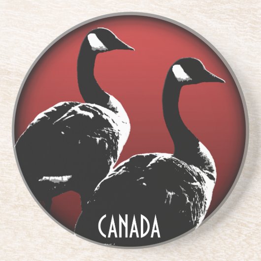 Kanada Gänse Untersetzer Custom Canada Untersetzer (Vorne)