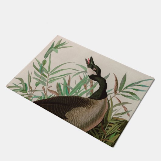 Kanada Gänse Vögel Amerika Audubon Print Fußmatte (Schrägansicht)