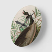Kanada Gänse Vögel Amerika Audubon Print Runde Wanduhr (Winkel)