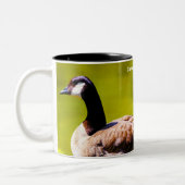 Kanada Gänse Zweifarbige Tasse (Links)