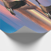 Kanada Gänsebild für Wrapping Paper Geschenkpapier (Ecke)