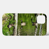 (Kanada) Gänsegrün Case-Mate iPhone Hülle (Rückseite (Horizontal))