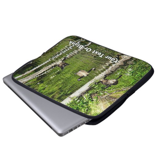 (Kanada) Gänsegrün Laptopschutzhülle (Vorne Knopf)