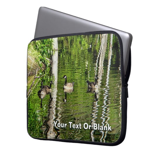 (Kanada) Gänsegrün Laptopschutzhülle (Vorderseite Links)