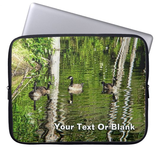 (Kanada) Gänsegrün Laptopschutzhülle (Vorderseite)