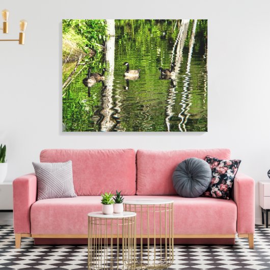 (Kanada) Gänsegrün Leinwanddruck (Insitu (Wohnzimmer))